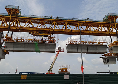 Singapore Bridge Erecting Machine